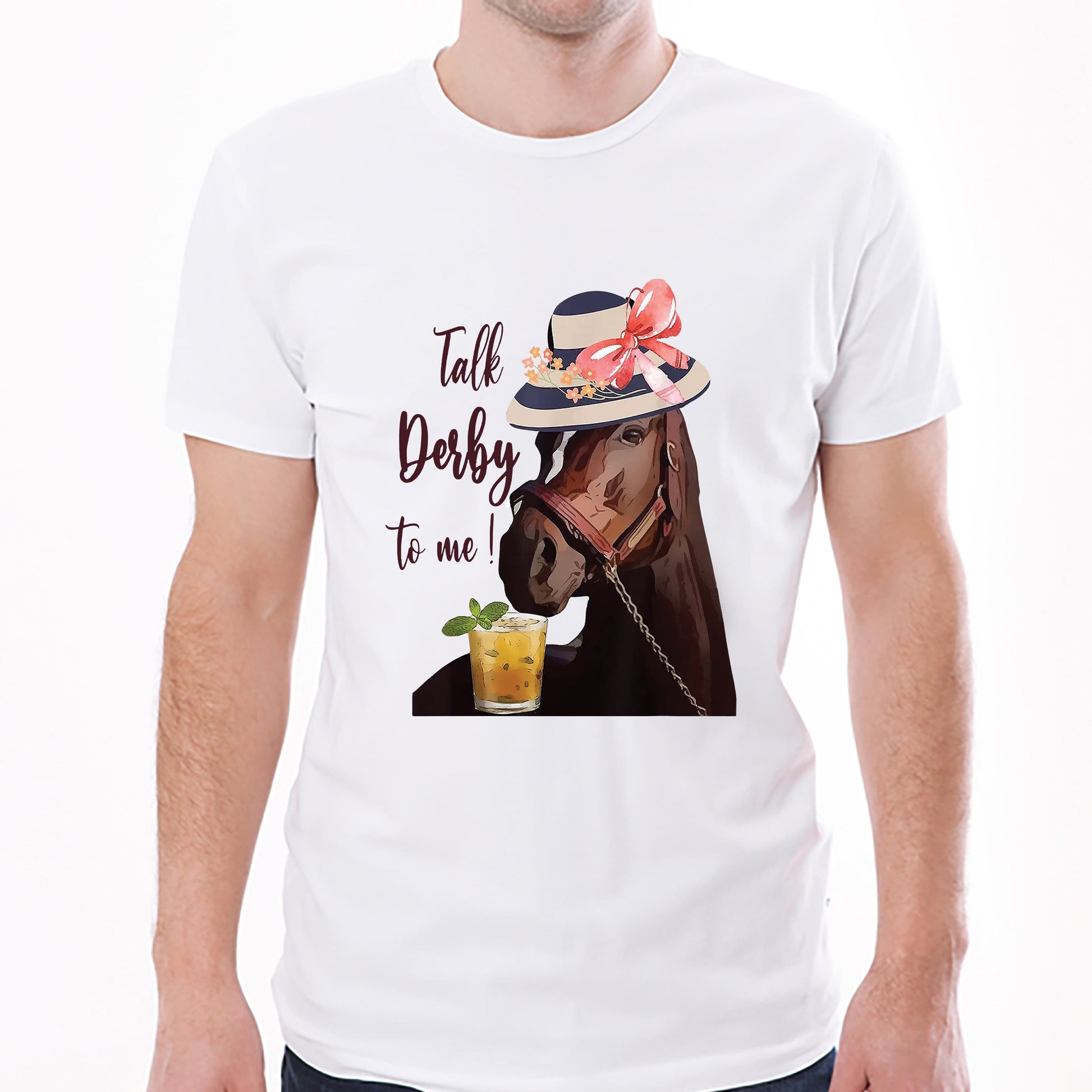 Kentucky Derby Talk Derby To Me 2024 Classic Unisex T-Shirt Gildan 5000 (Made In US) DLMP2204PT05