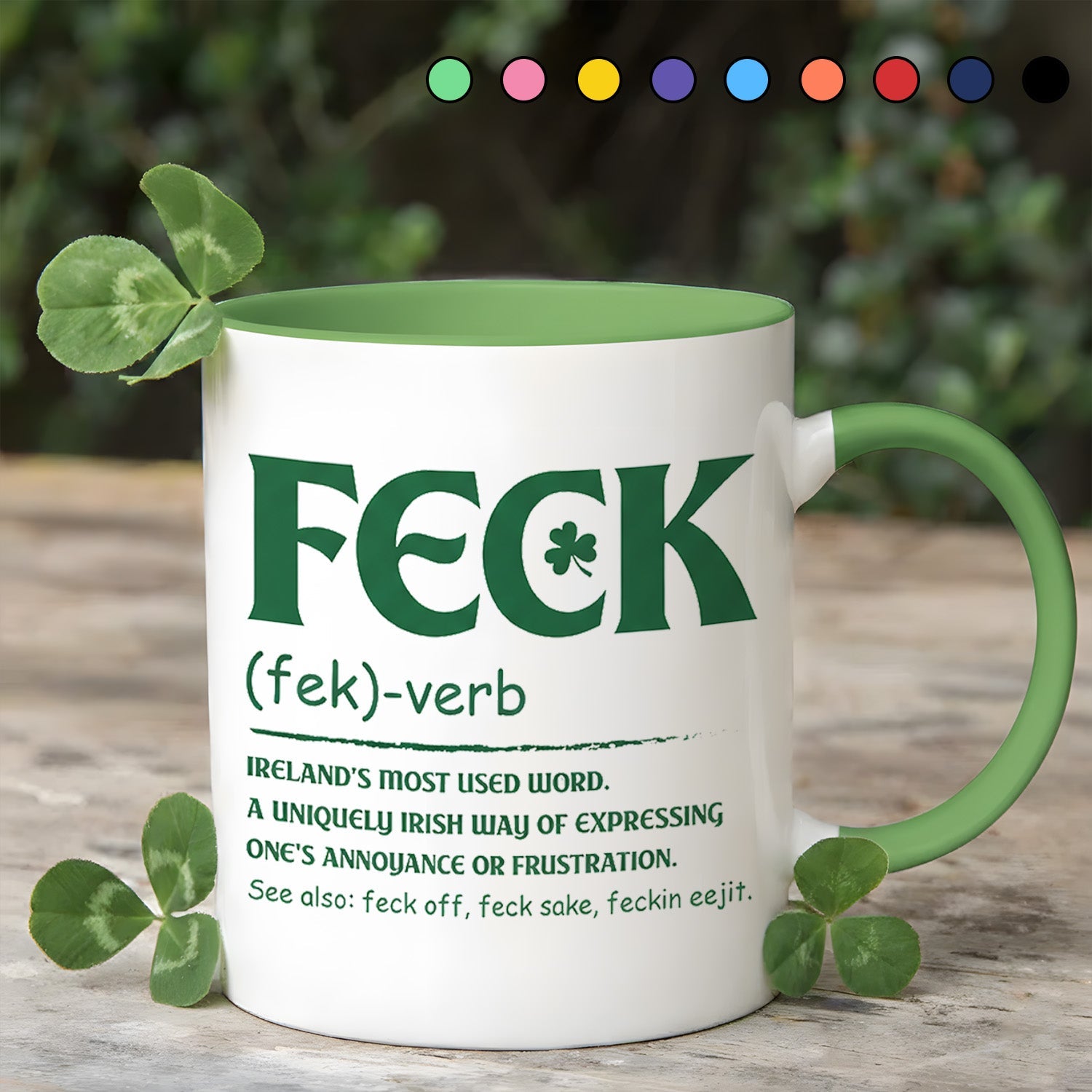 Funny Irish St. Patrick's Day - Accent Mug
