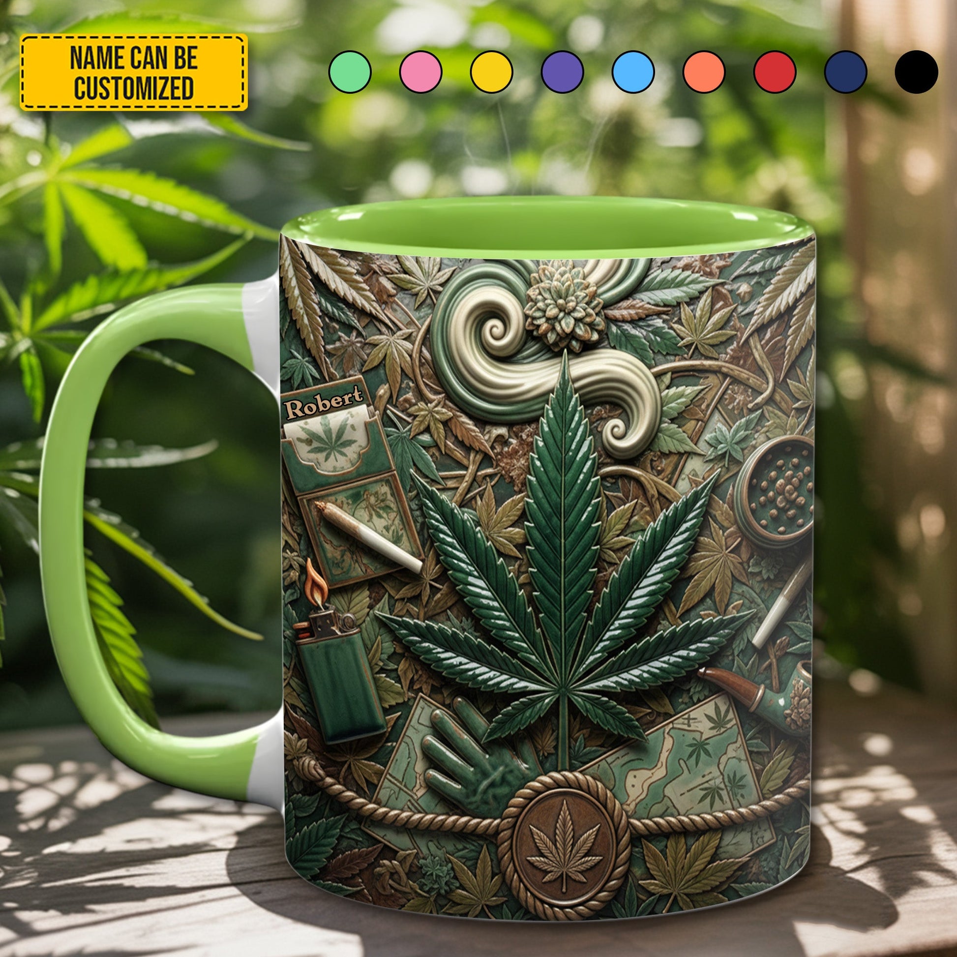 Green Legacy – Personalized Weed Accent Mug