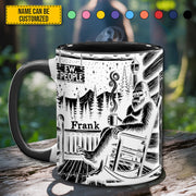 Bigfoot accent mug - Personalized Accent Mug