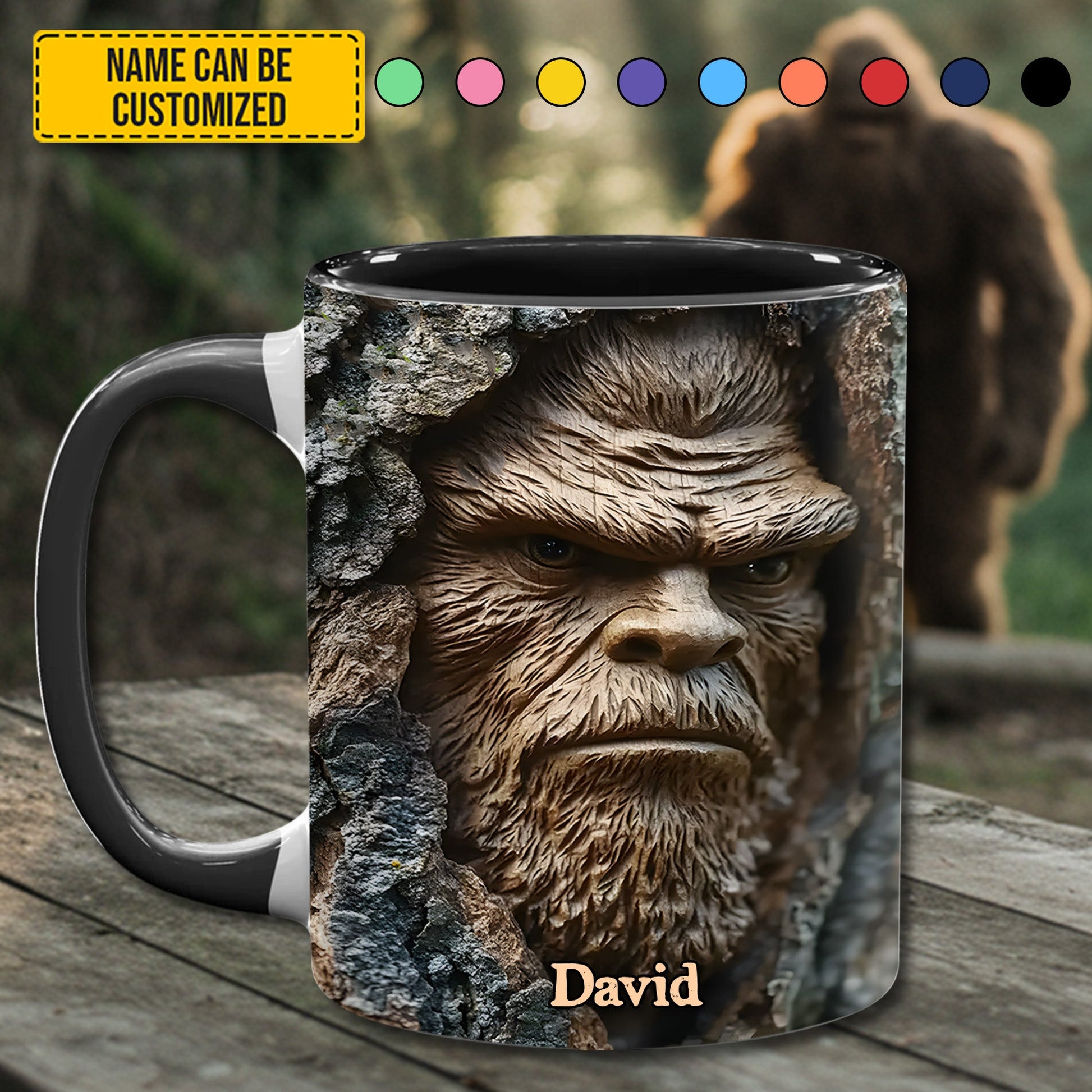 Wildlife - Personalized Bigfoot Accent Mug