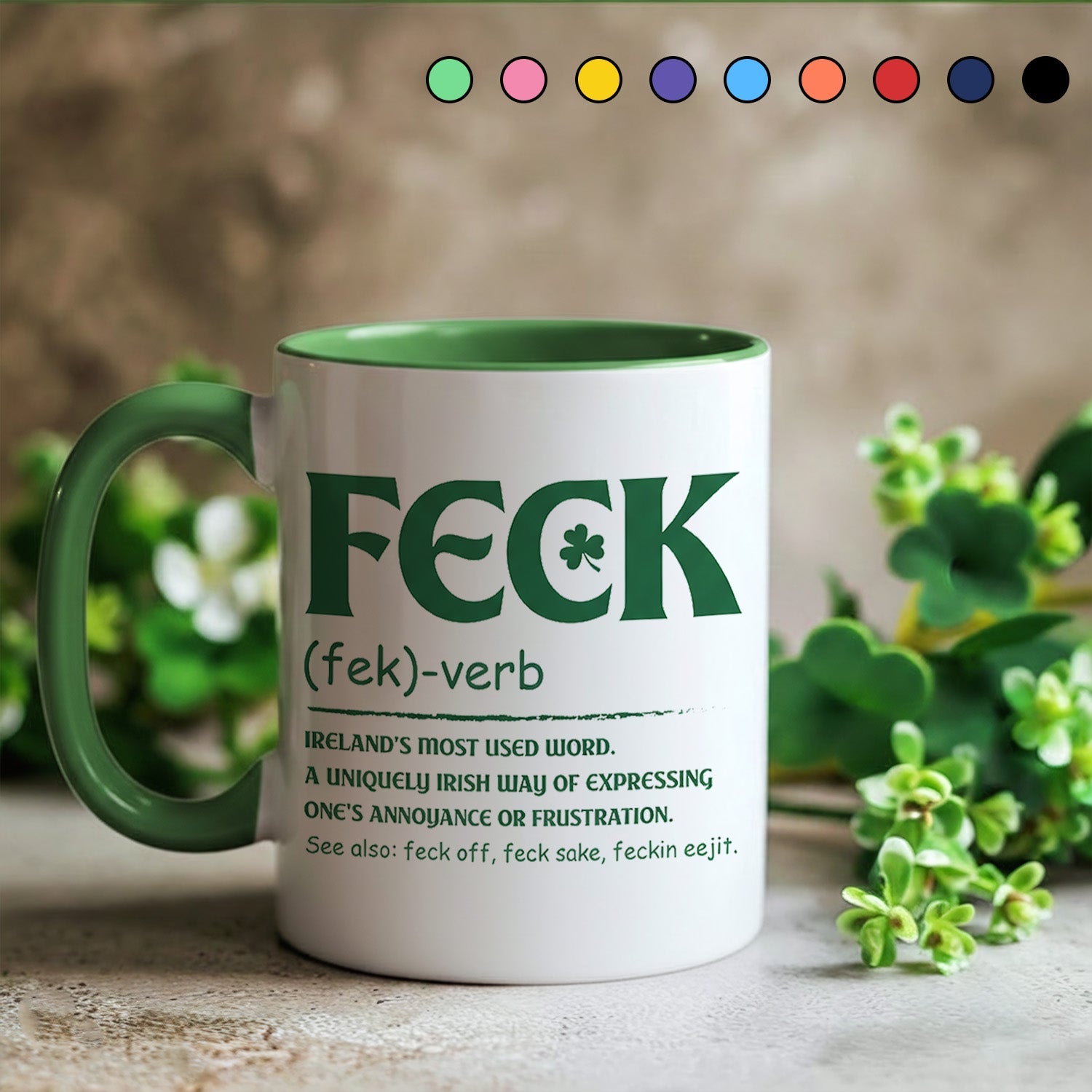 Funny Irish St. Patrick's Day - Accent Mug