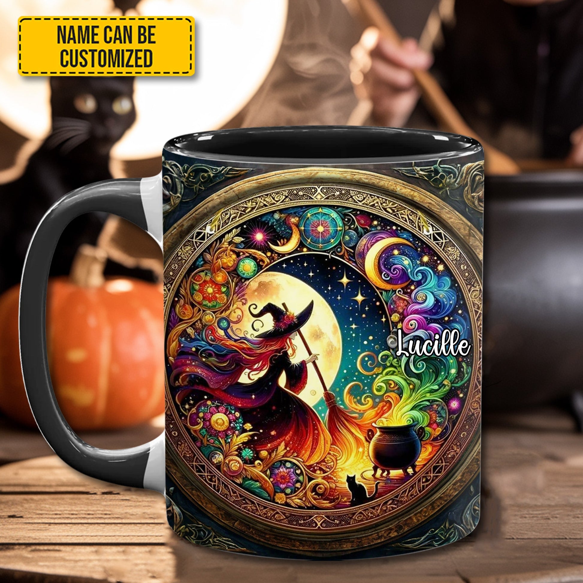 Magical Witch - Personalized Witch Accent Mug