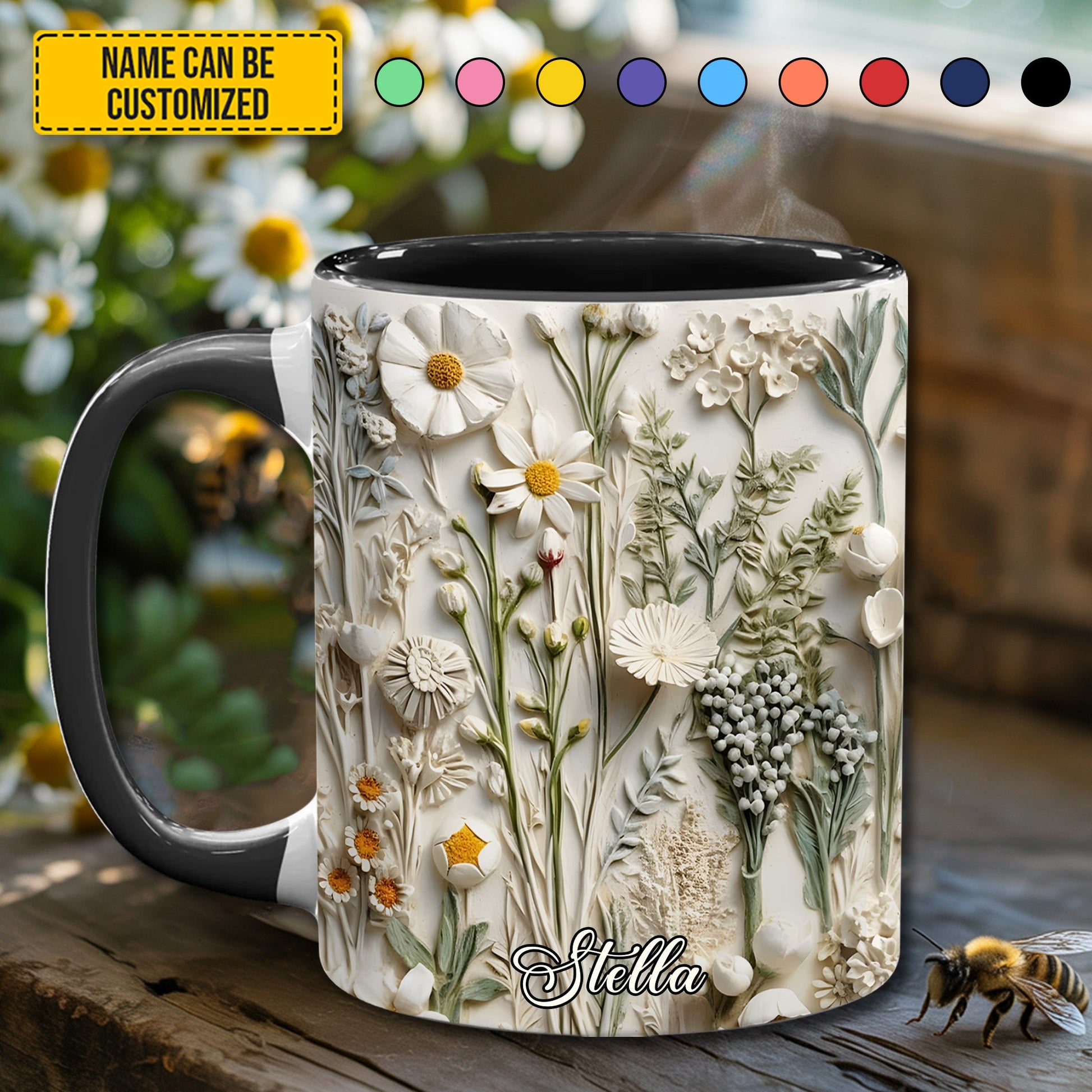 Beautiful Wildflower - Personalized Accent Mug