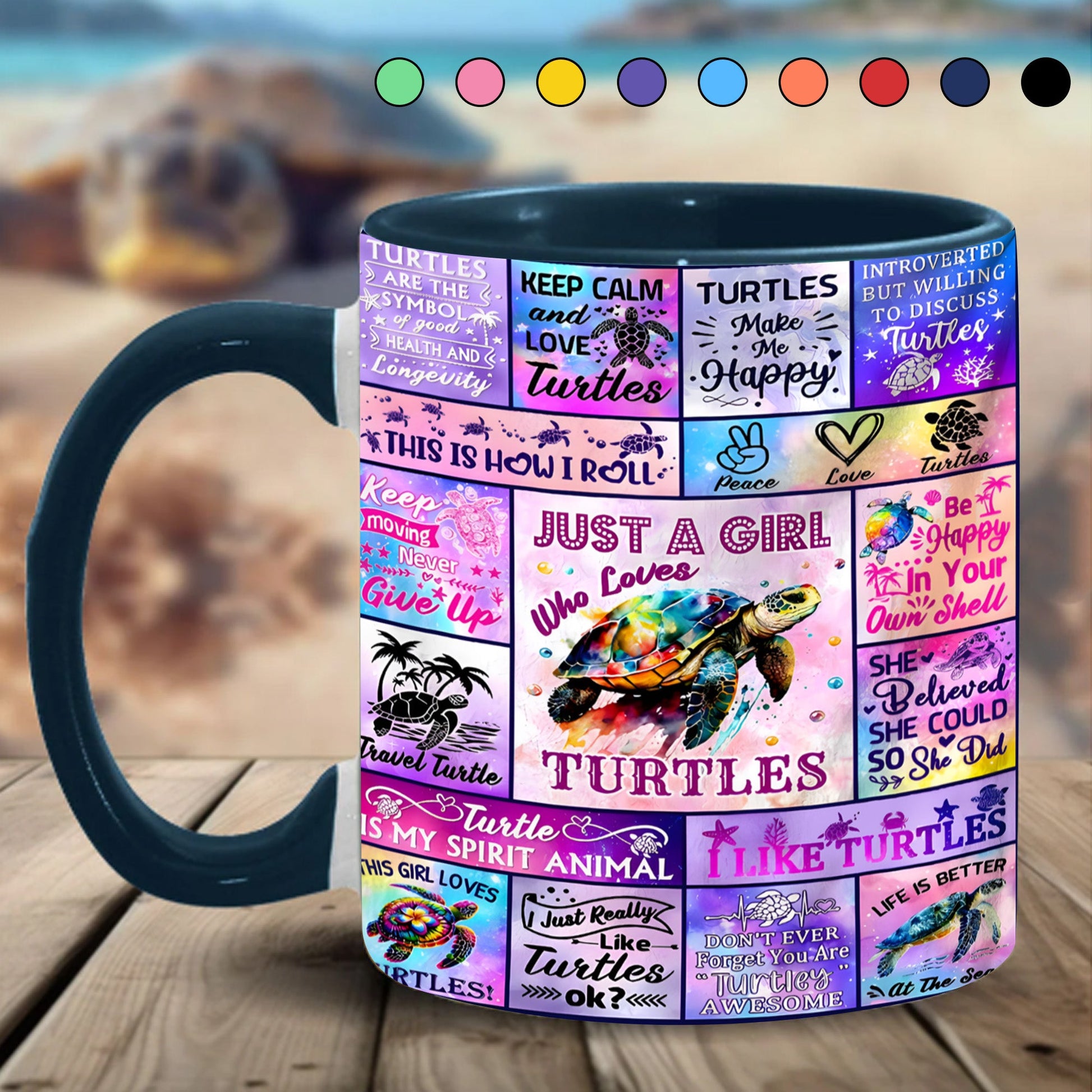 Love Turtle - Turtle Accent Mug