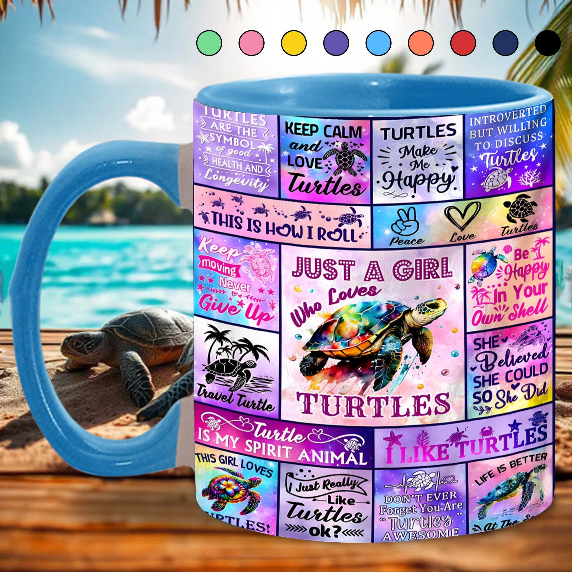 Love Turtle - Turtle Accent Mug