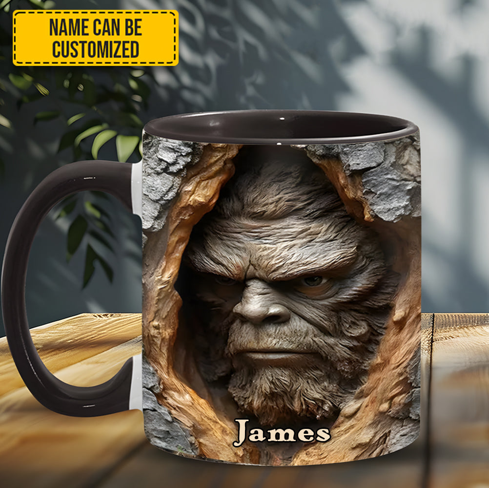 The Lurker – Personalized Bigfoot Accent Mug