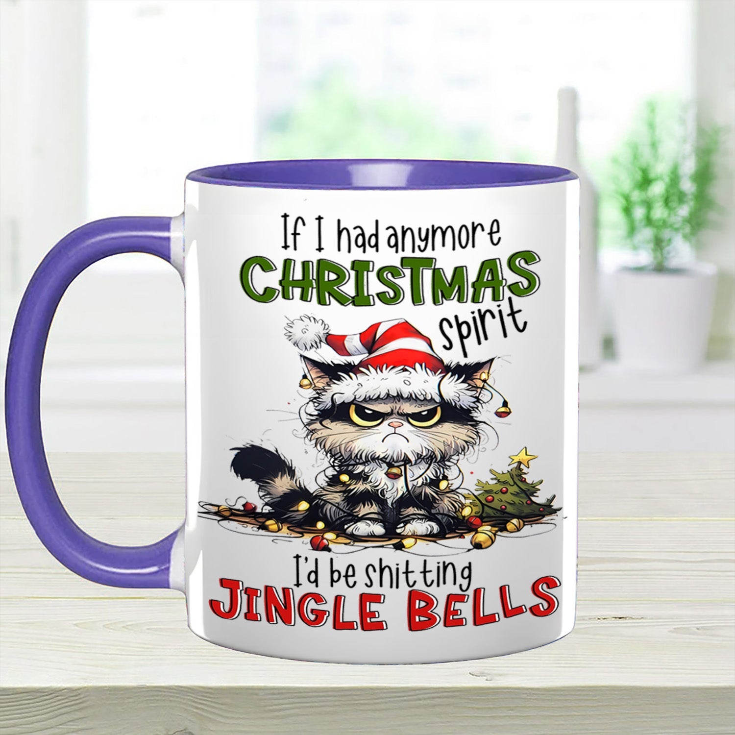 Funny Cat Accent Mug
