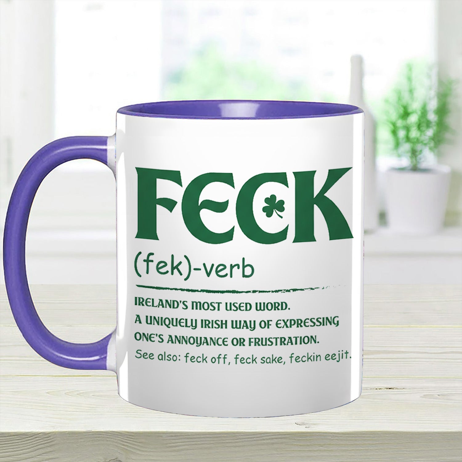 Funny Irish St. Patrick's Day - Accent Mug