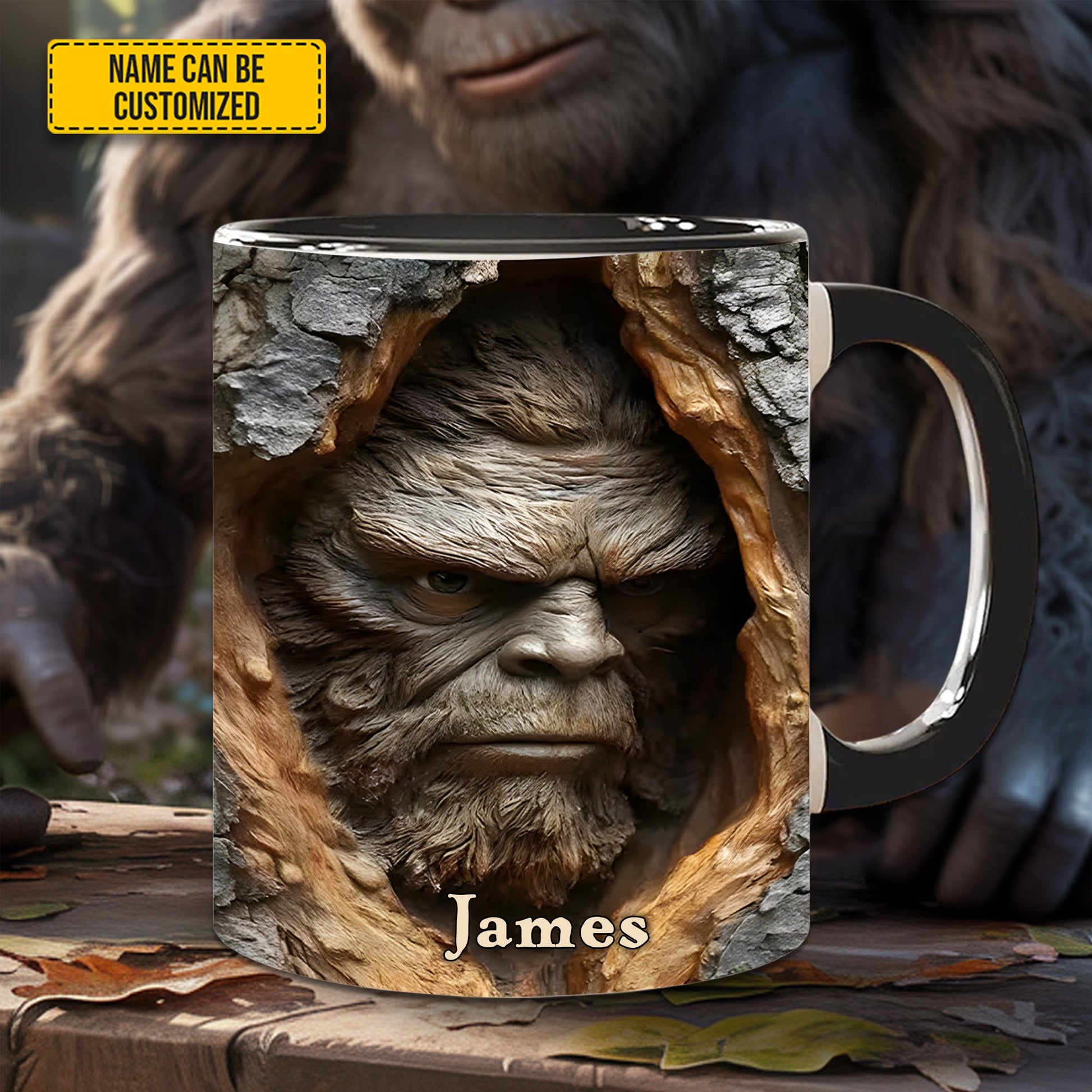 Sasquatch - Personalized Outdoor, Camping, Adventure Accent Mug