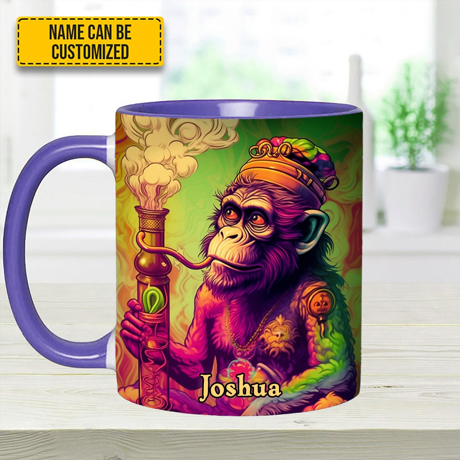 High Vibes – Personalized Psychedelic Accent Mug