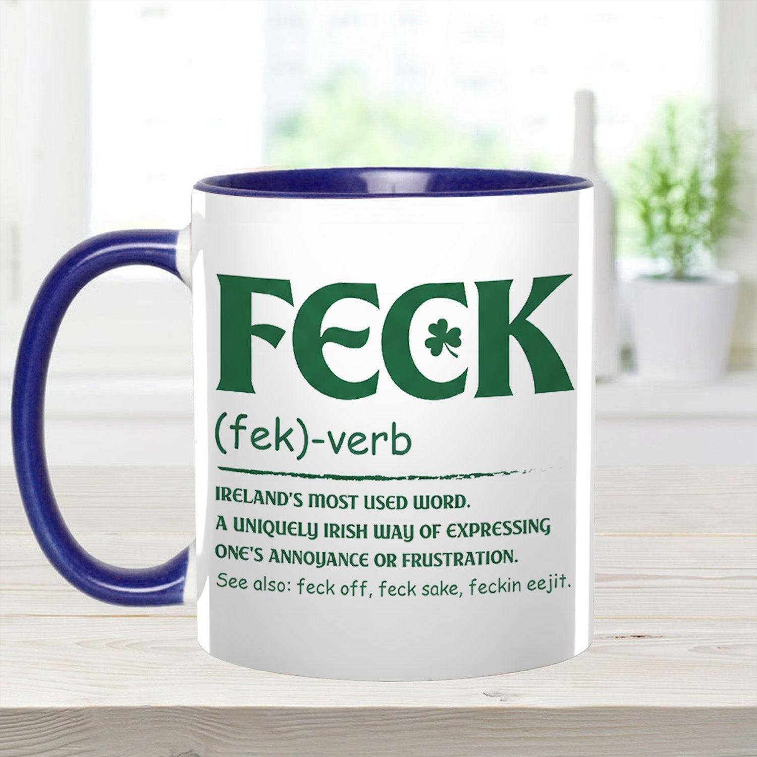 Funny Irish St. Patrick's Day - Accent Mug