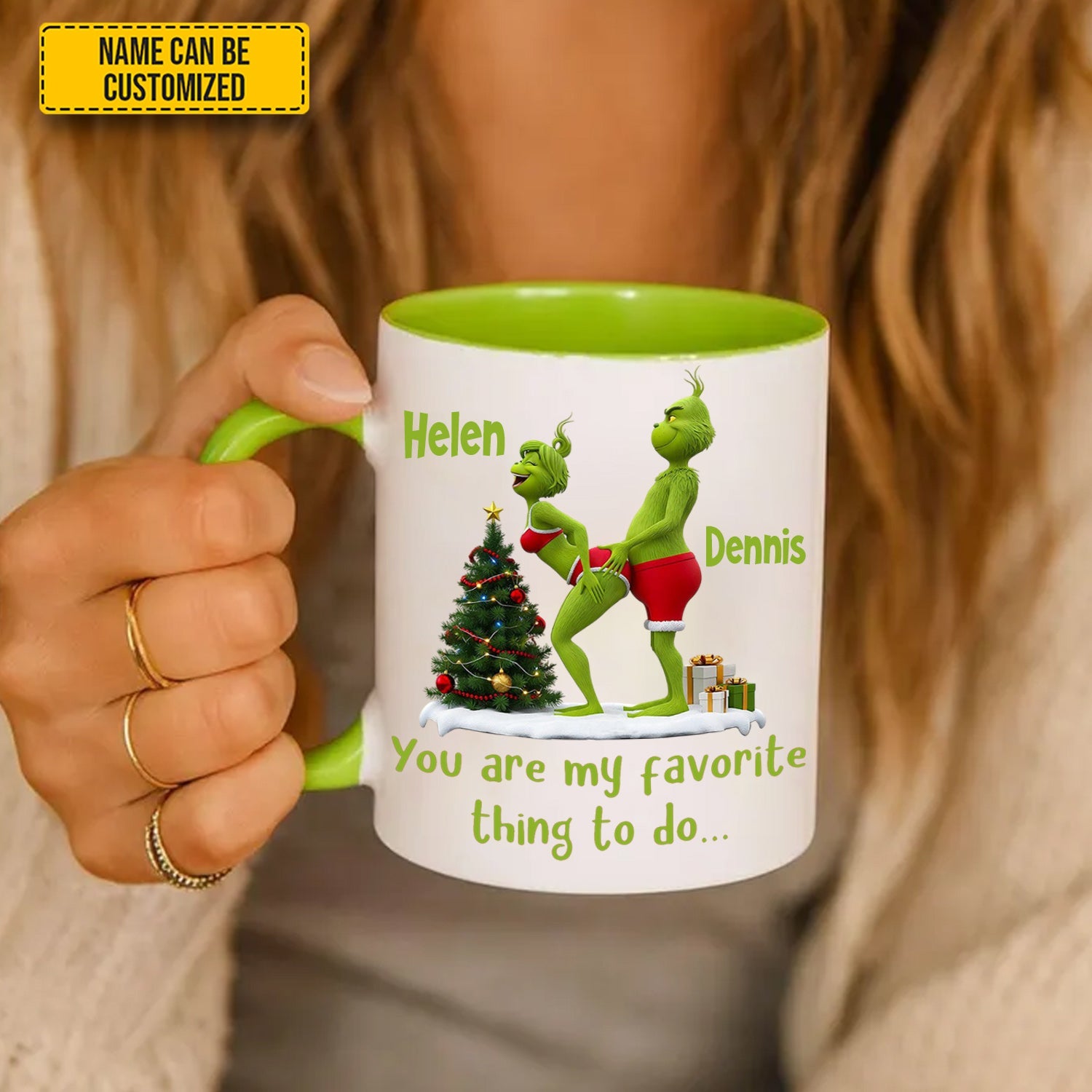 You are my favorite - Personalized Funny Accent Mug