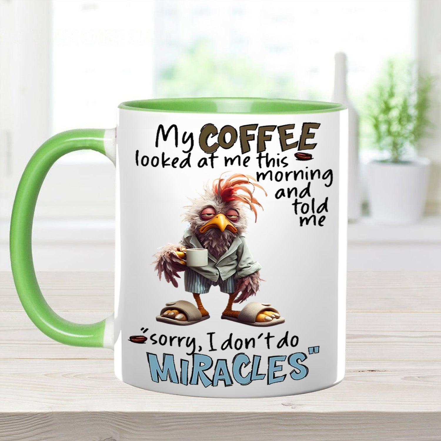 Chicken Funny Accent Mug