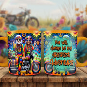 Couple Hippie Accent Mug