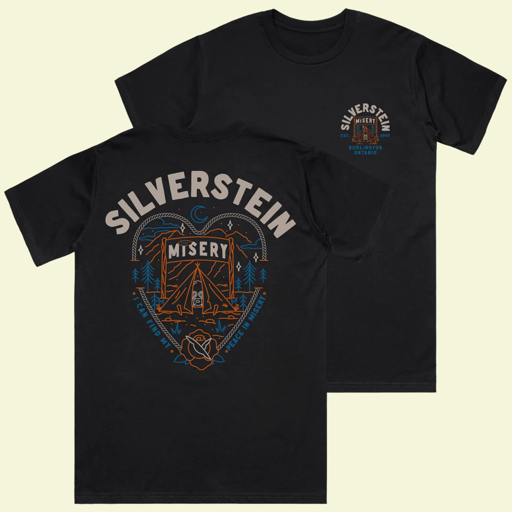 Silverstein Merch Camp Misery T-Shirt Silverstein Merch Best Gift For Post Hardcore Band Fans