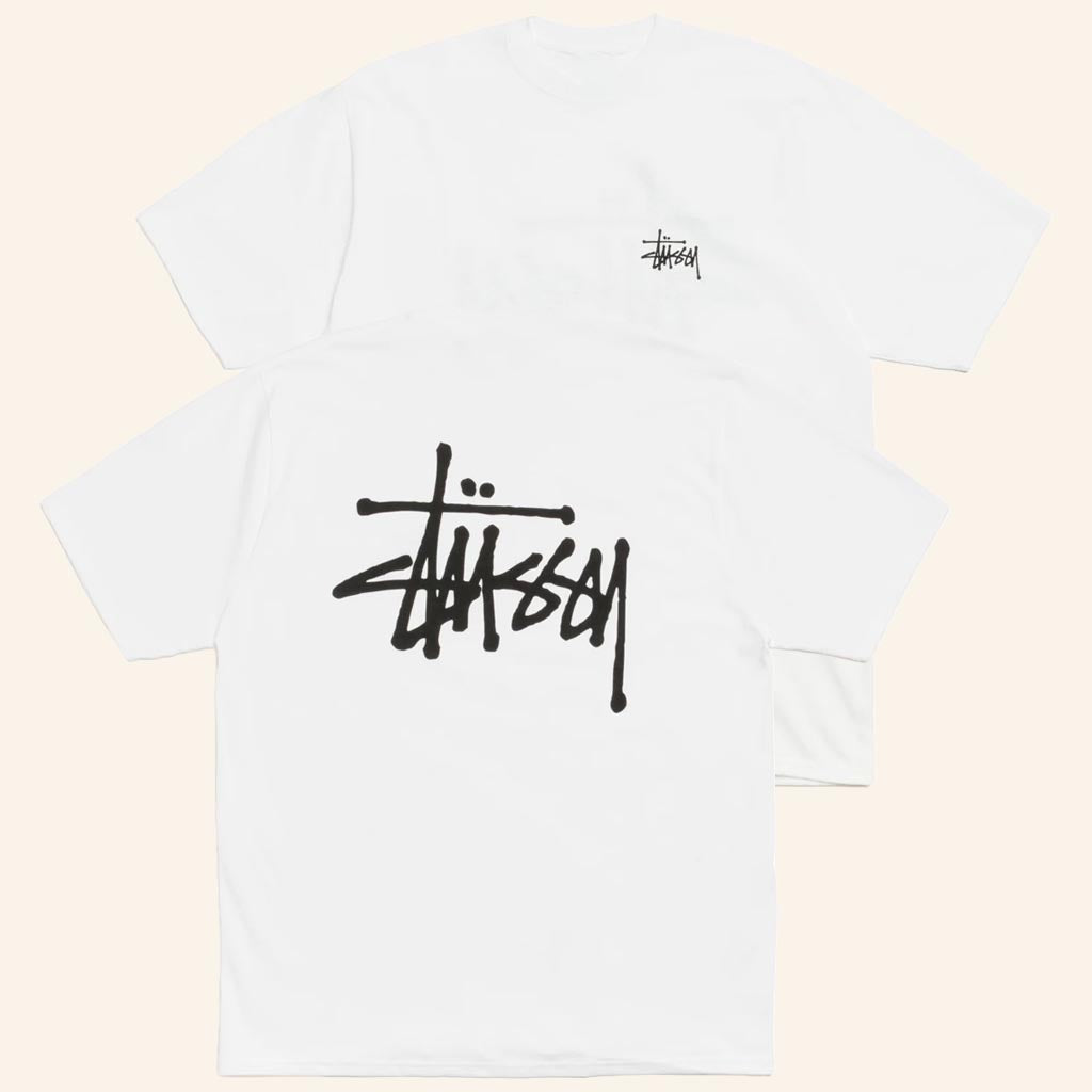 Stussy Basic T-Shirt White Stussy Apparel Unique Gift For Streetwear Fans