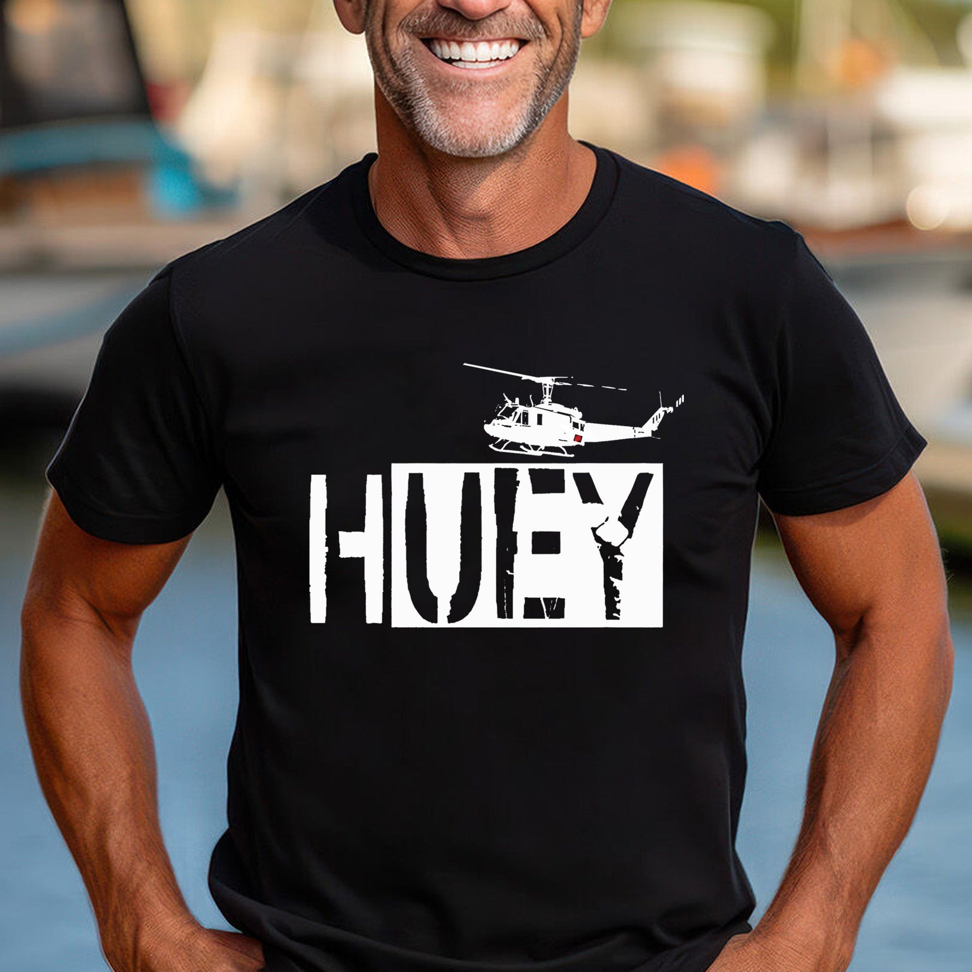 US Army Bell UH-1 Classic Unisex T-Shirt Gildan 5000 (Made In US)