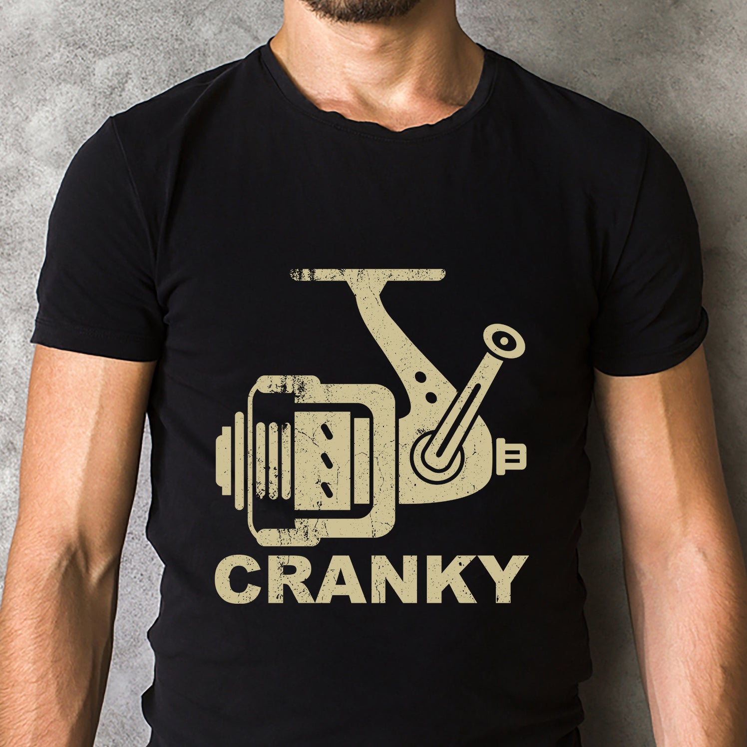 Cranky Fishing Classic Unisex T-Shirt Gildan 5000 (Made In US) NLMP1504PT04