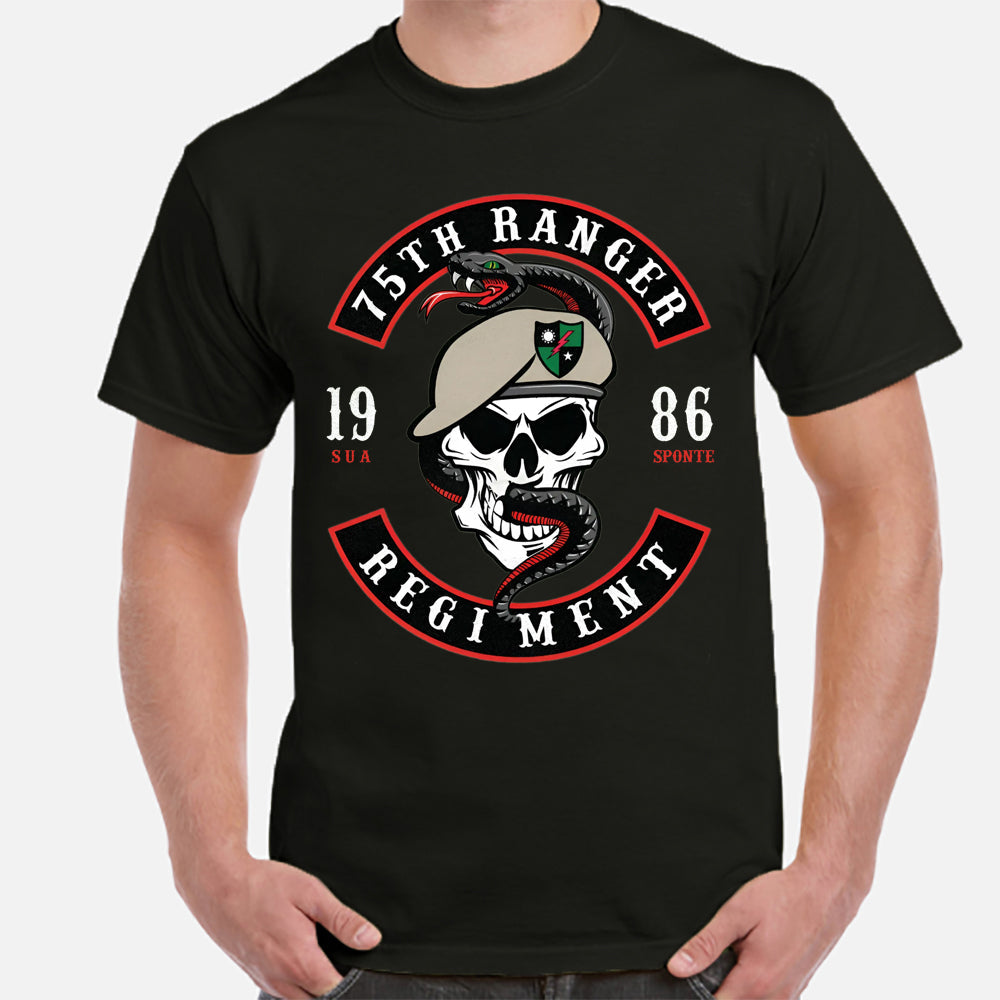 US Army 75th Ranger Regiment Classic Unisex T-Shirt Gildan 5000 (Made In US) DLTT1304PT02