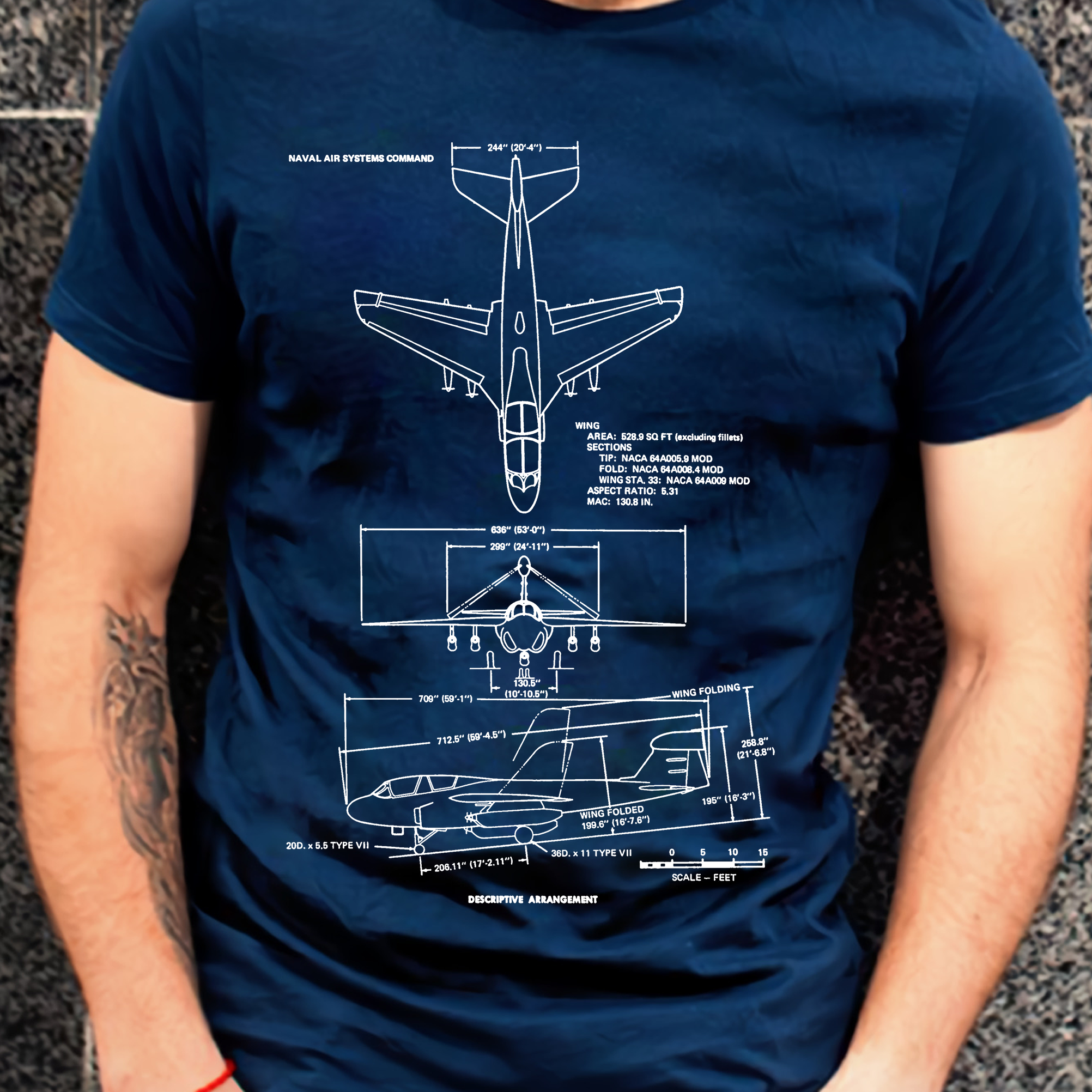 US Navy Northrop Grumman EA-6B Prowler Classic Unisex T-Shirt Gildan 5000  (Made In US) DLHH1104PT01