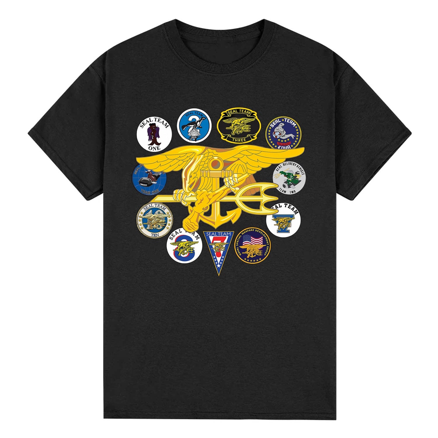 US Navy Seals Classic Unisex T-Shirt Gildan 5000 (Made In US)
