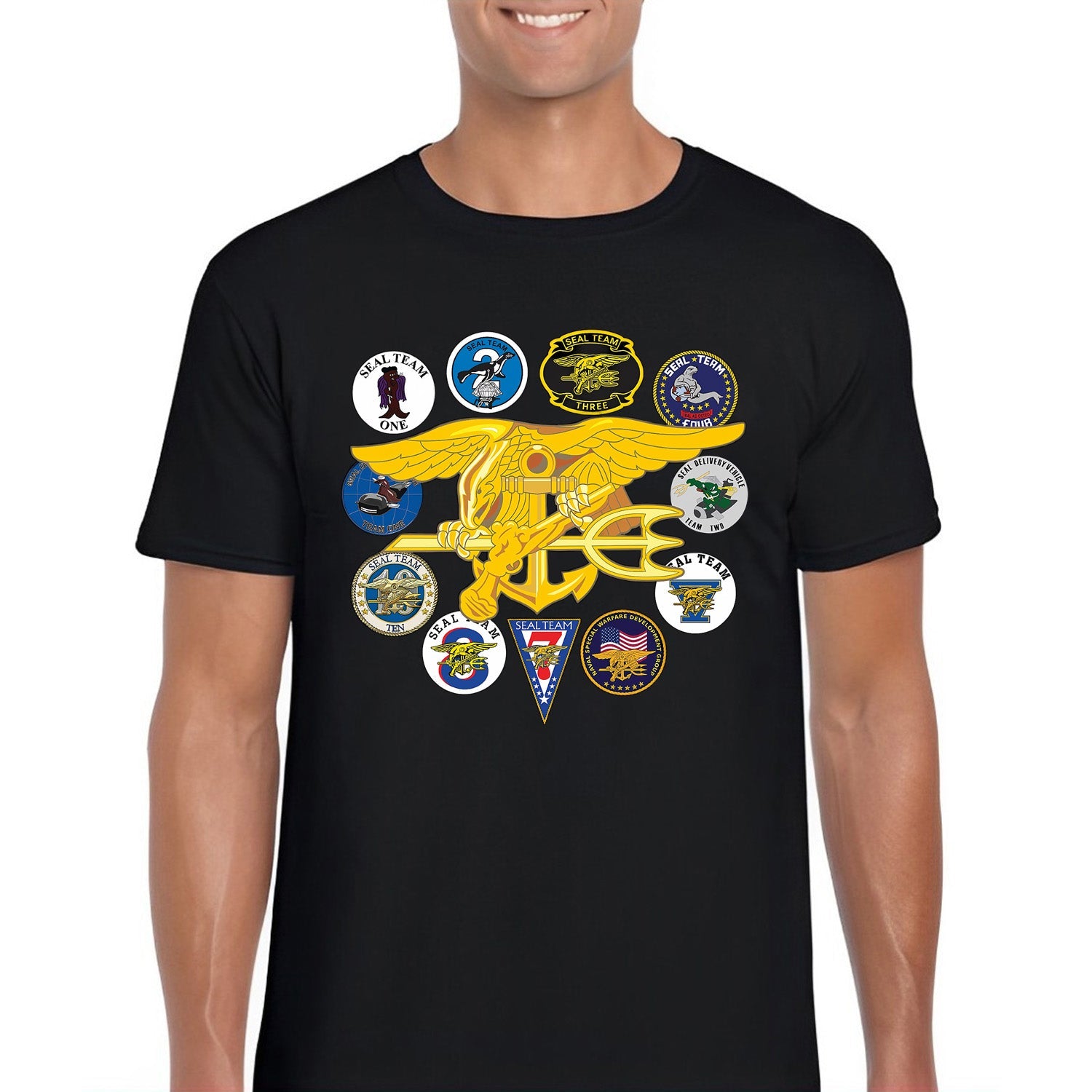 US Navy Seals Classic Unisex T-Shirt Gildan 5000 (Made In US)