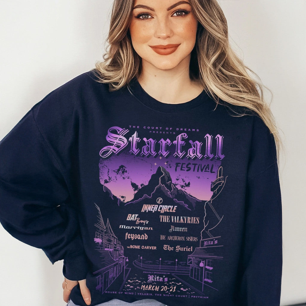 A Court Of Thorns And Roses Merch Starfall Festival Sweatshirt ACOTAR Merch Gifts Ideas For Her - Lilybirchmarket