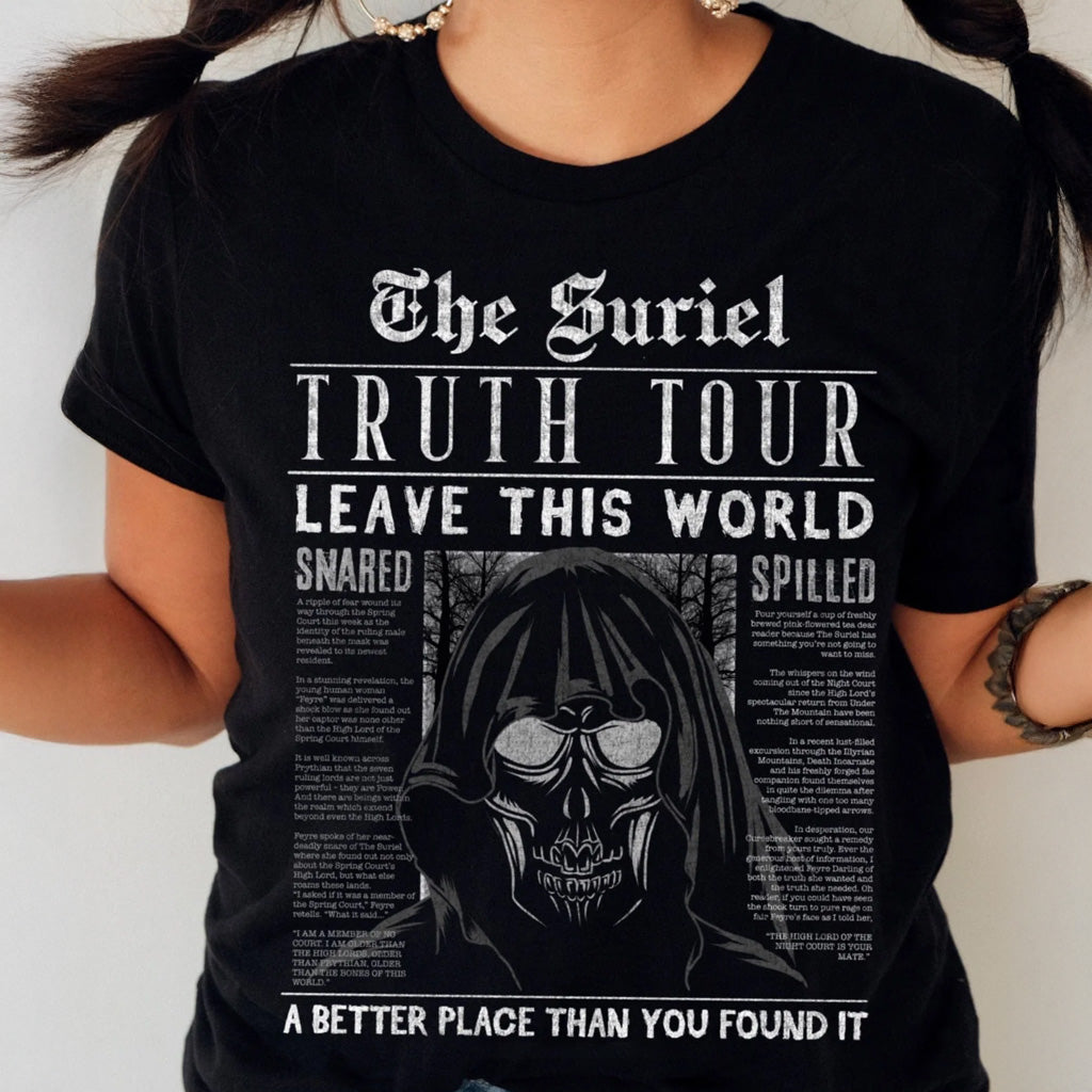A Court Of Thorns And Roses Merch The Suriel Truth Tour Shirt ACOTAR Merch Gifts Ideas For Her - Lily Birch Market