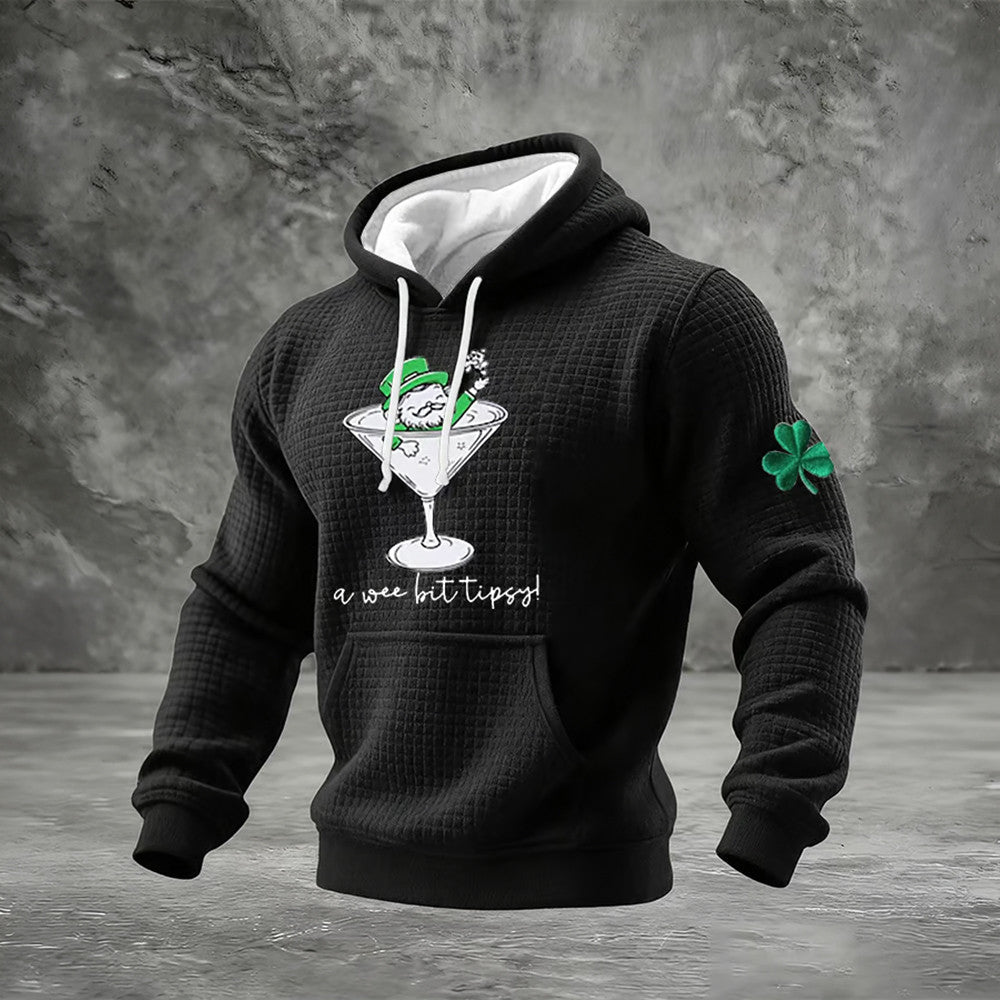 A Wee Bit Tipssy Patricks Day Hoodie St Patrick's Day 2026 Apparel Gift Ideas - Lilybirchmarket