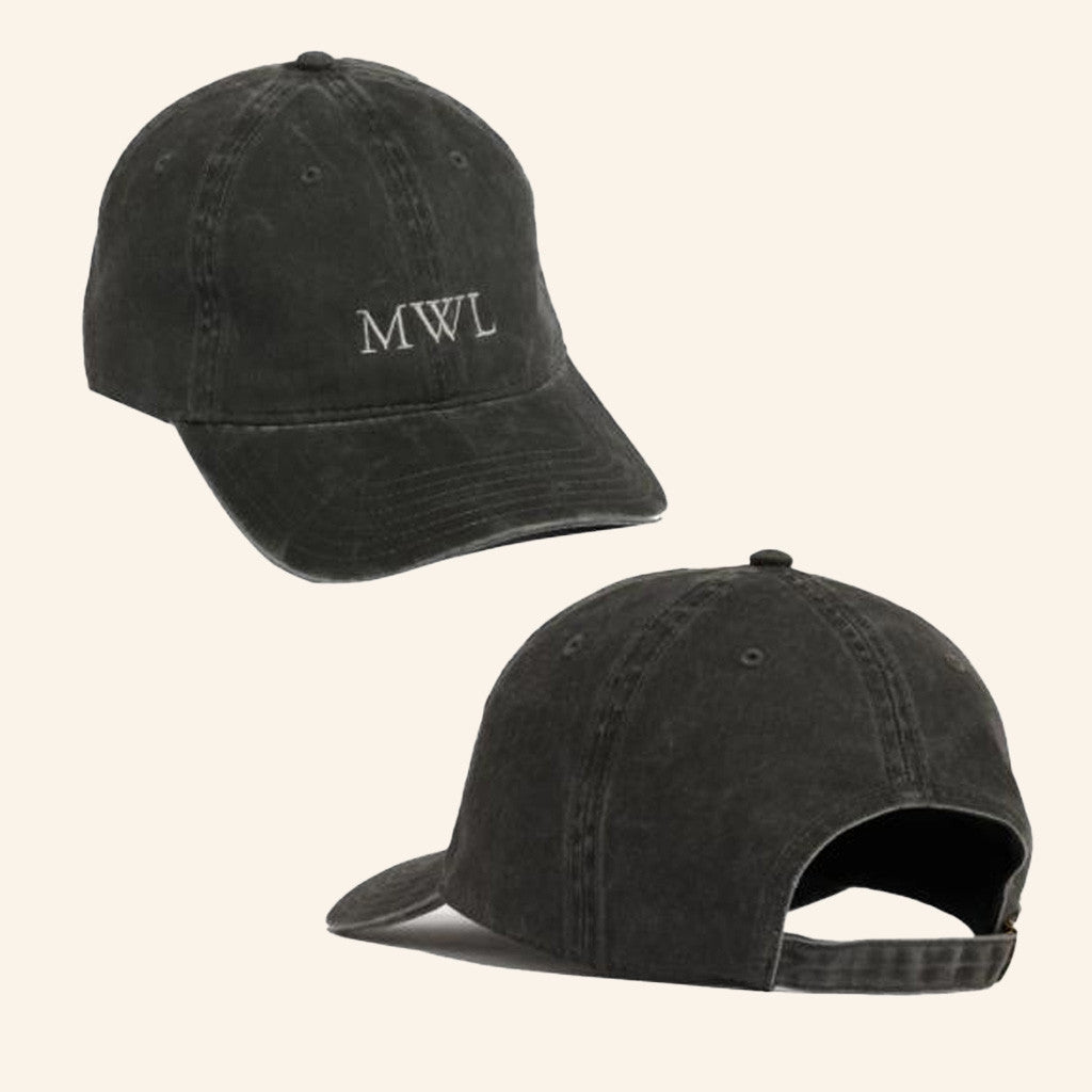 A24 Films Merch Mark William Lewis Monogram Hat Embroidered Dad Gifts - Lilybirchmarket