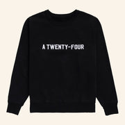 A24 Merch A Twenty Four Embroidered Crewneck Sweatshirt Birthday Gift For Husband - Lilybirchmarket