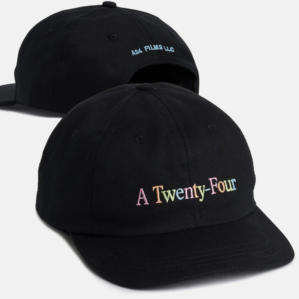 A24 Merch Black Rainbow A Twenty Four Hat Embroidered Gifts For Daughter - Lilybirchmarket