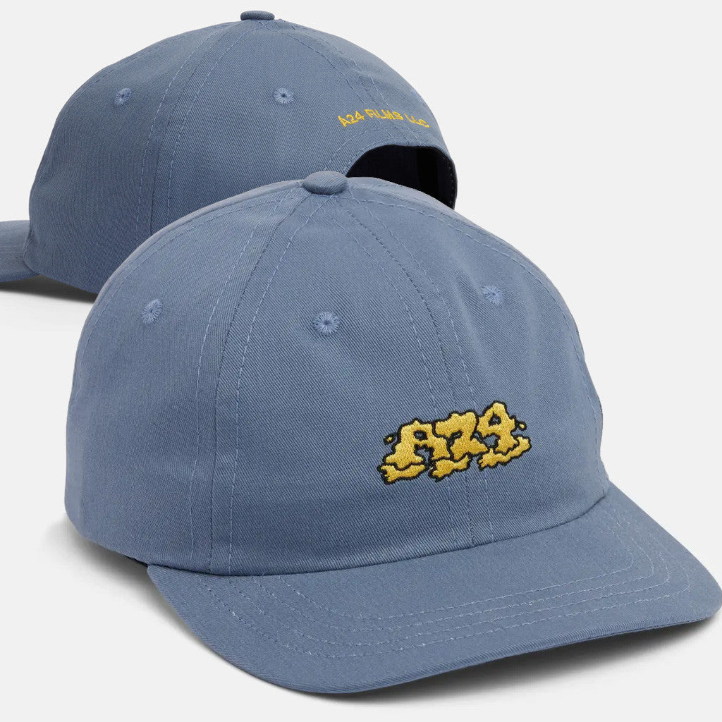 A24 Merch Embroidered A24 Melty Logo Snapback Hat Gifts For Brother - Lilybirchmarket