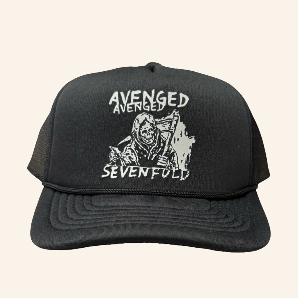 A7x World Merch Avenged Sevenfold Europe Tour Libad Trucker Hat Christmas Presents For Him - Lilybirchmarket