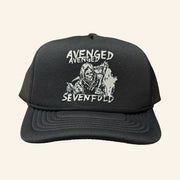 A7x World Merch Avenged Sevenfold Europe Tour Libad Trucker Hat Gifts For Father - Lilybirchmarket