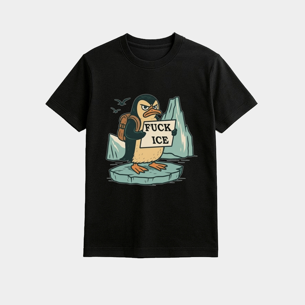 Abolish ICE Shirt Funny Penguin T-Shirt Gifts For Him Her - Lily Birch Market