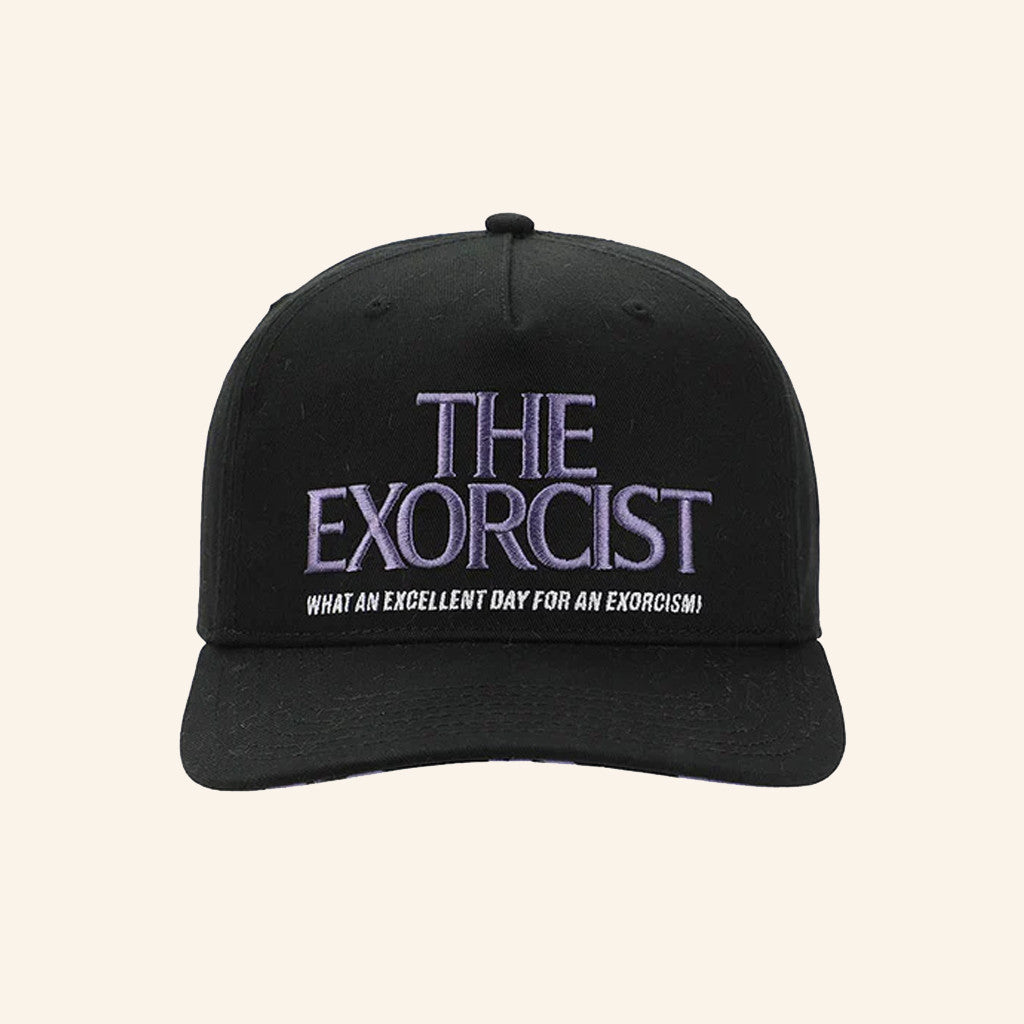 Academy Museum Merch The Exorcist Logo Embroidered Hat Christmas Ideas For Husband - Lilybirchmarket