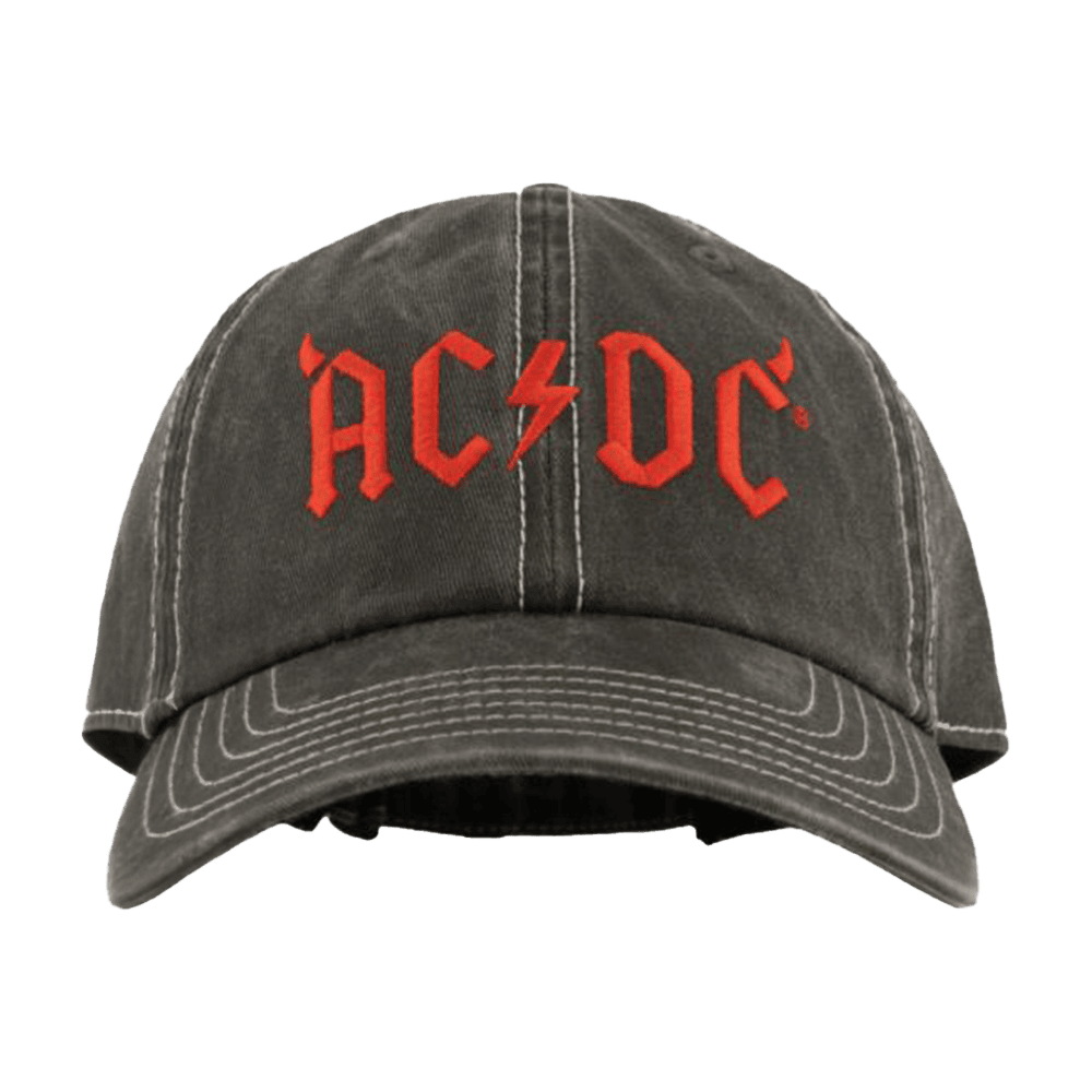ACDC Merch ACDC Horns Logo Hat Father's Day Gifts Music Lover - Lilybirchmarket