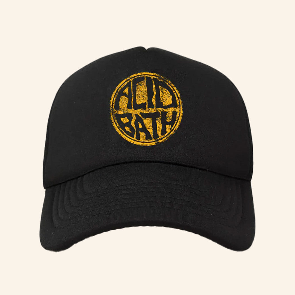 Acid Bath Official Merch Circle Logo Trucker Hat Best Gifts For Dad - Lilybirchmarket