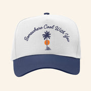 Adam Doleac Merch Somewhere Cool Palm Embroidered Hat Gift Ideas For Music Lovers - Lilybirchmarket