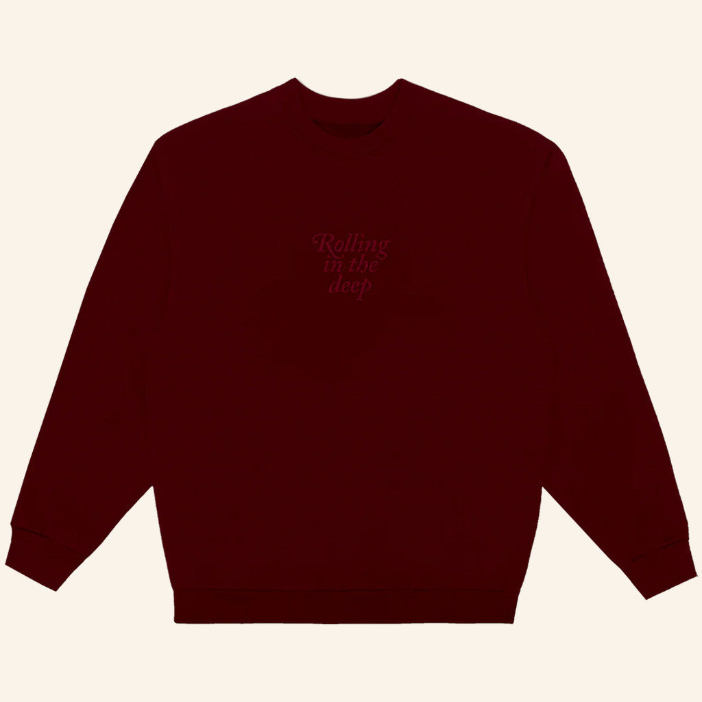 Adele Merch Rolling In The Deep Sweatshirt Cool Gifts For Music Lovers - Lilybirchmarket