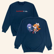 Ado Merch Crunchyroll x Ado Sweatshirt Hime And Ado Sweatshirt Gifts For Daughter - Lilybirchmarket