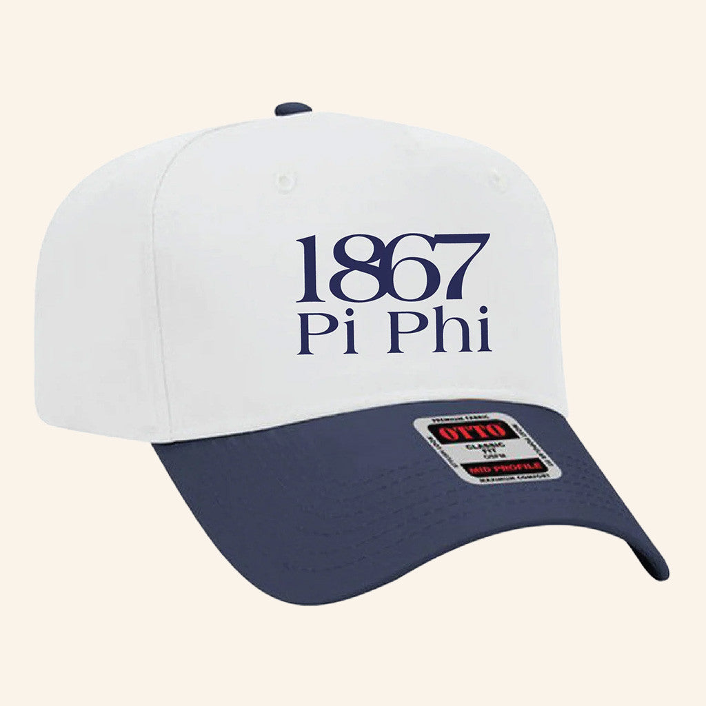 ADPI Merch 1867 Pi Phi Embroidered Hat Unique Gift For Boyfriend - Lilybirchmarket