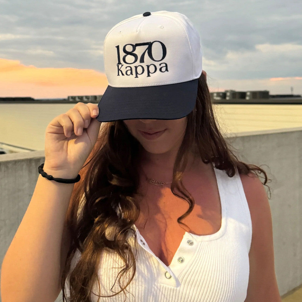ADPI Merch 1870 Kappa Embroidered Hat Birthday Gift Ideas For Wife - Lilybirchmarket