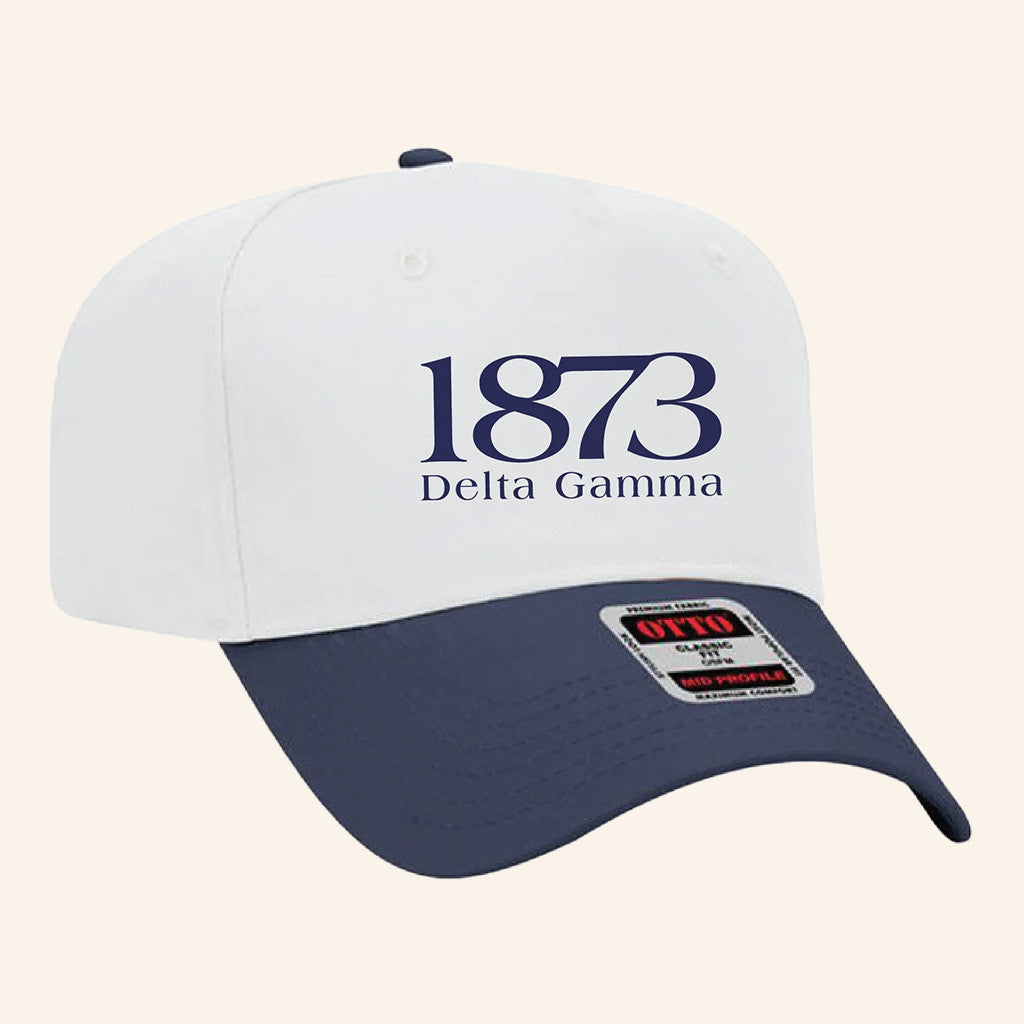 ADPI Merch 1873 Delta Gamma Embroidered Hat Birthday Presents For Boyfriend - Lilybirchmarket