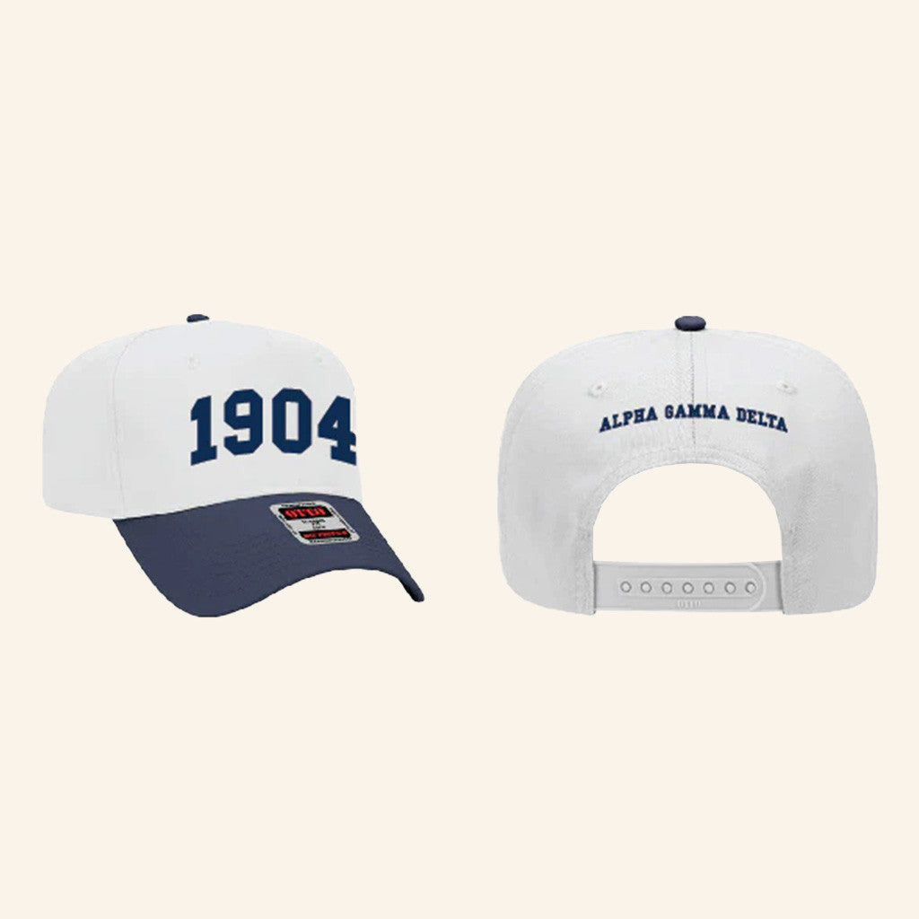ADPI Merch 1904 Alpha Gamma Delta Embroidered Hat Gifts For Sister - Lilybirchmarket