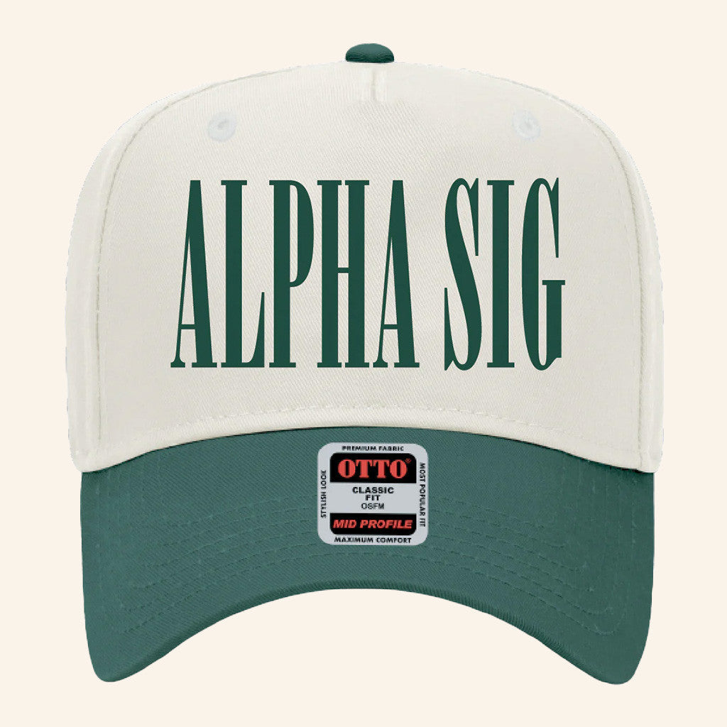 ADPI Merch Alpha Sig Embroidered Hat Gifts For Him - Lilybirchmarket