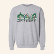 ADPI Merch Golfer Alpha Delta Pi Crewneck Sweatshirt Birthday Ideas For Boyfriend - Lilybirchmarket
