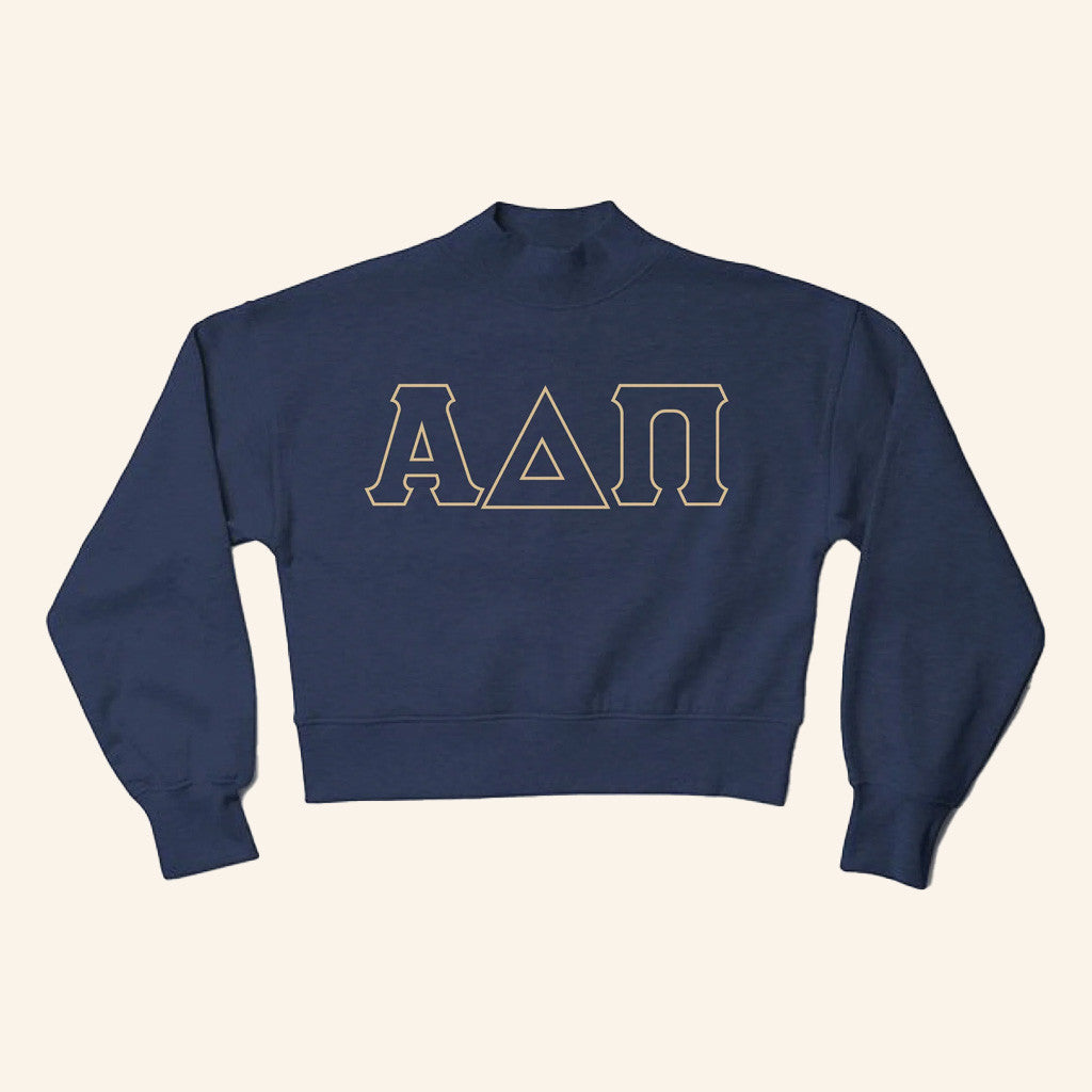 ADPI Merch Navy Alpha Delta Pi Sweatshirt Gifts For Her - Lilybirchmarket